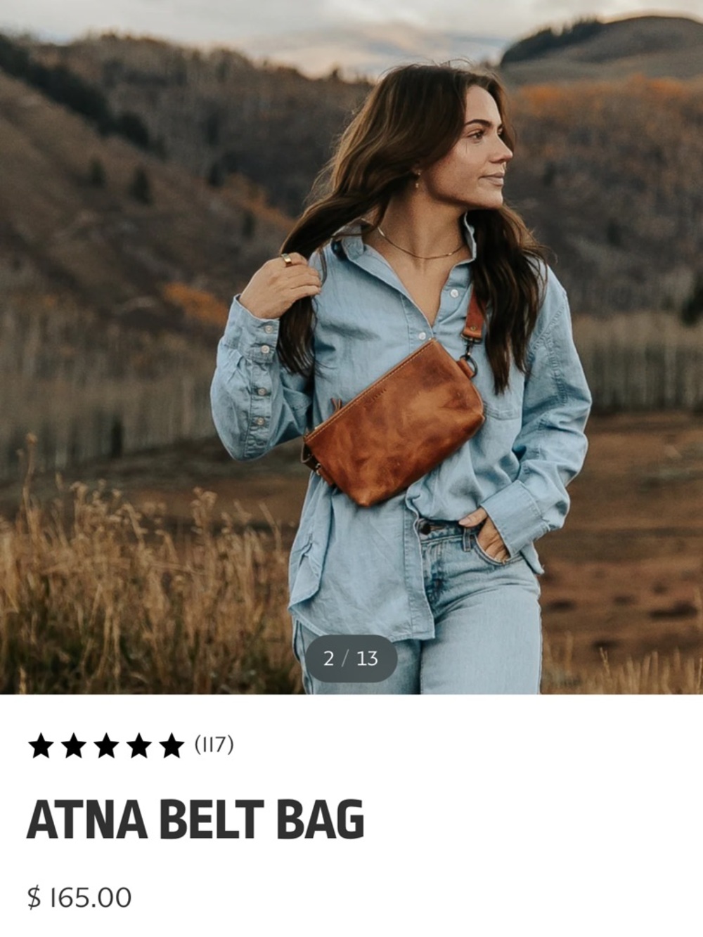 Range Leather Atna belt bag - Picture 4 of 4